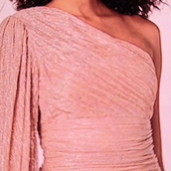 BCBG XS Festive Dresss Metallic Gold Shimmery - Picture 2 of 15